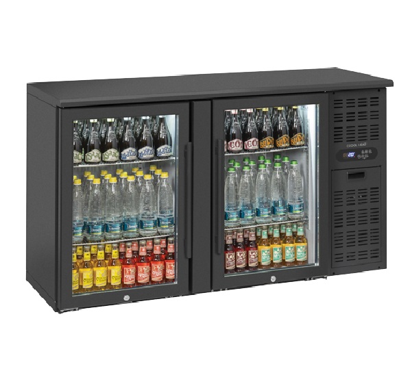 Bar kjøleskap 2 glassdører QBG 200