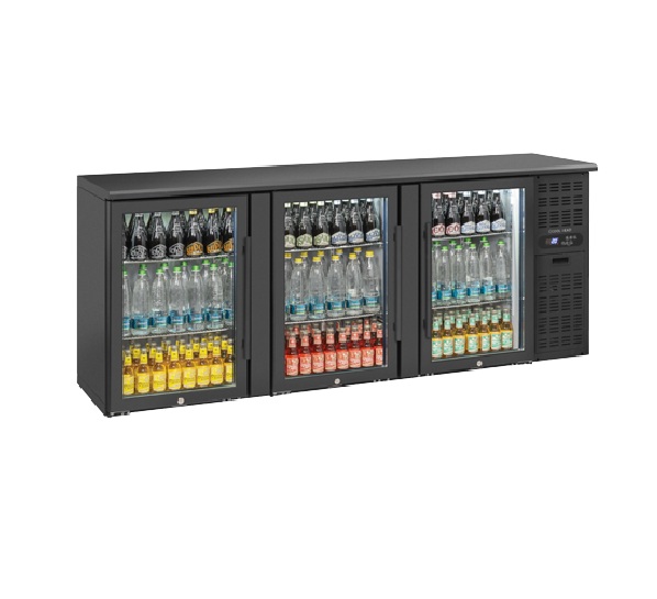Bar kjøleskap 3 glassdører QBG 300