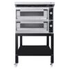 Private: Pizzaovn BASIC XL66LG 6+6xØ35 / 2+2xØ50 cm 136×95,4 cm – Pizzaovner