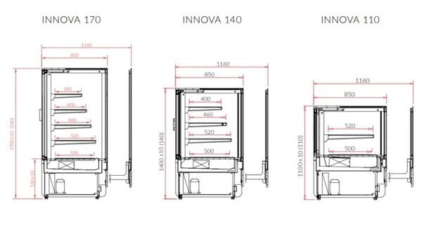 Eksponeringsdisk Innova Tilgjengelig i 3 høyder 110 – 140 – 170 cm – Igloo