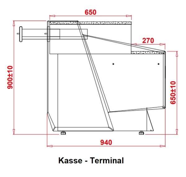 Kjøledisk SUMBA Dybde 94 Høyde 126 cm Ost & Oliven / Kjøtt / Fisk – Ferskvaredisk / Eksponeringsdisk