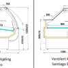 Kjøledisk SANTIAGO Dybde 120 Høyde 123 cm Ost & Oliven / Kjøtt / Fisk – Ferskvaredisk / Eksponeringsdisk