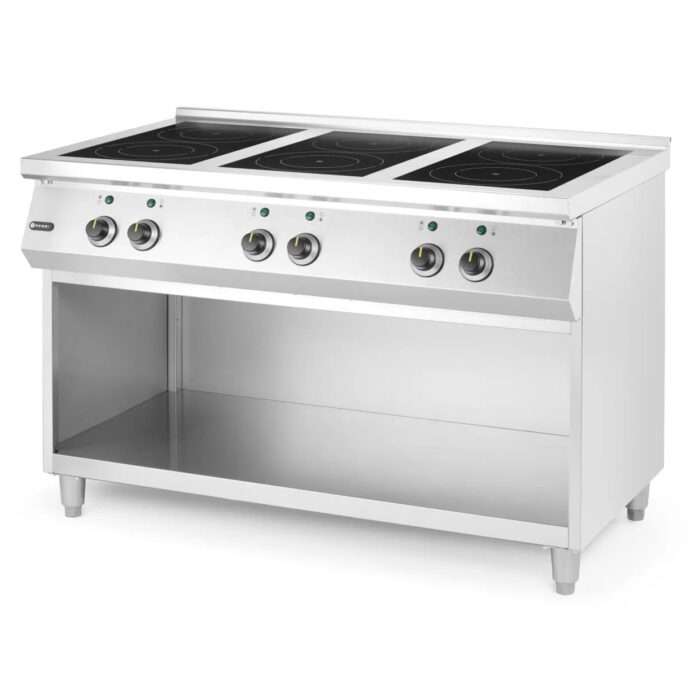 Induksjonsbord 6 kokesoner / 400 Volt Hendi 120×72 cm